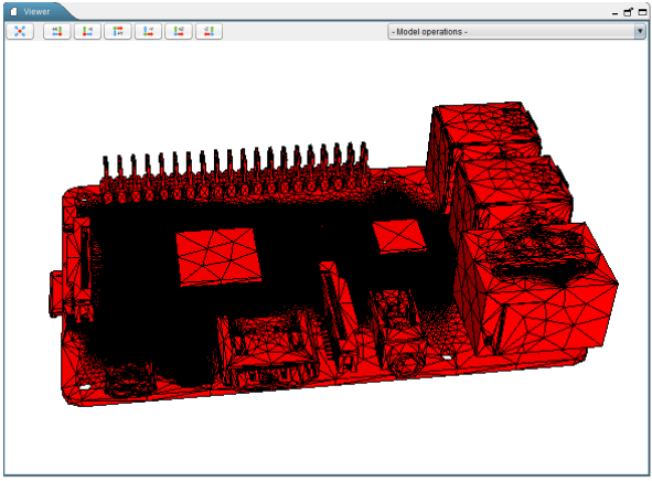 Example of an imported tessellated solid