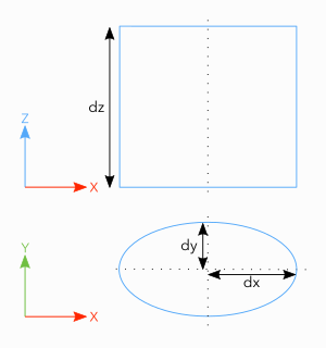 elliptical tube parameters