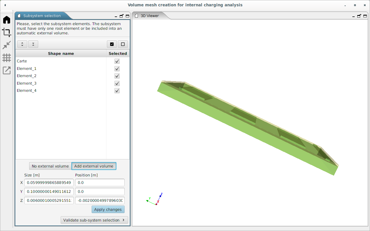 Subsystem selection perspective