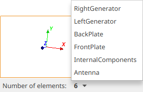 List of selected elements