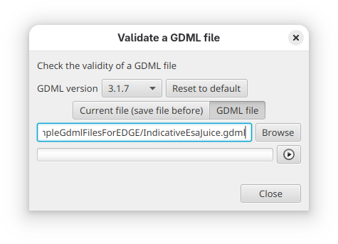 GDML file validity check tool