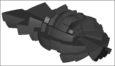 3D sphere sectors results or “hedgehog view”