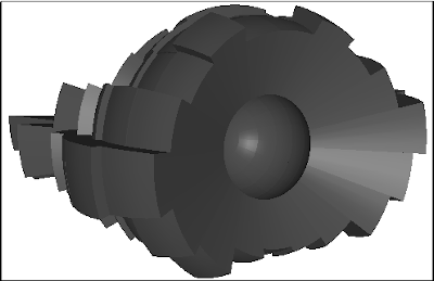 3D hollow sphere sectors results