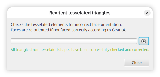 Reorient tessellated triangles window)